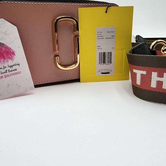 SOLD!!  Marc Jacobs The Snapshot Crossbody Bag, Saffiano Leather, Dust Bag, NWT - Picture 3 of 16